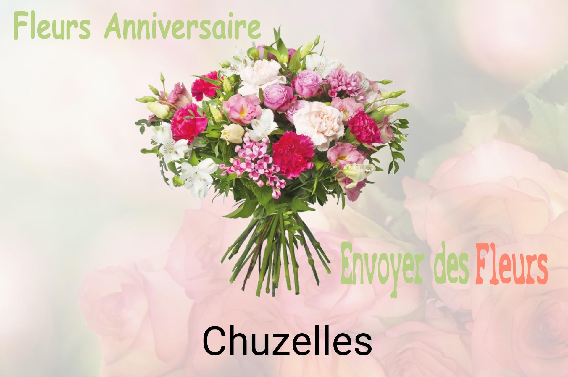 Bouquet de fleurs d’anniversaire livré à Chuzelles