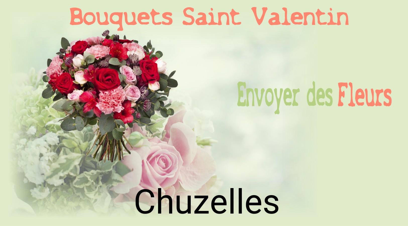 Roses de Saint-Valentin livrées à Chuzelles